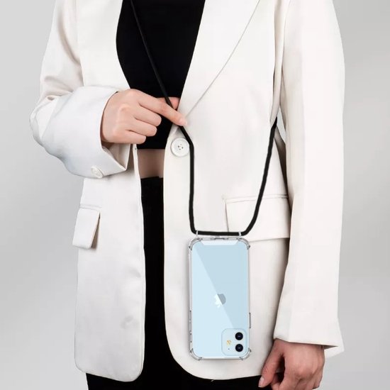Lennexo koord shockproof telefoonhoesje voor iPhone 12 / 12 Pro