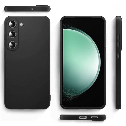 Samsung S23 FE siliconen beschermhoesje met privacy screenprotector