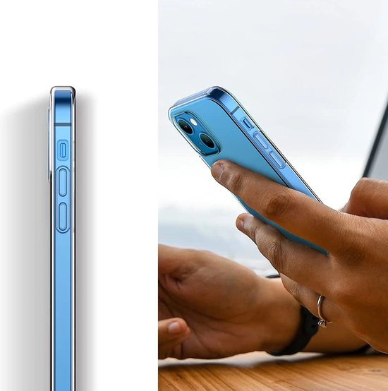Lennexo transparant siliconen hoesje voor iPhone 13