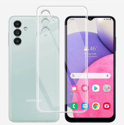 Transparant Hoesje en Privacy Screenprotector Geschikt Voor Samsung A35