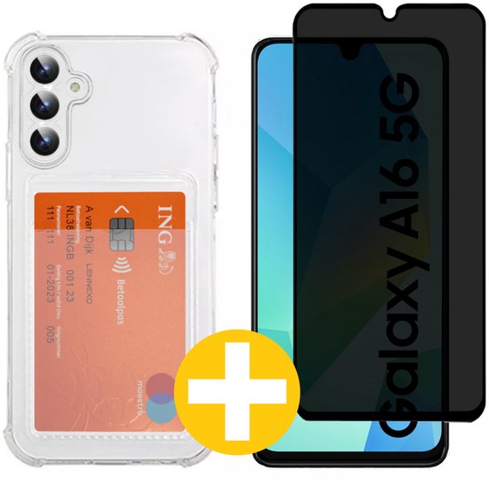 Lennexo pashouder hoesje voor Samsung A16