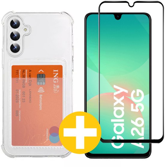 Lennexo pashouder hoesje voor Samsung A26
