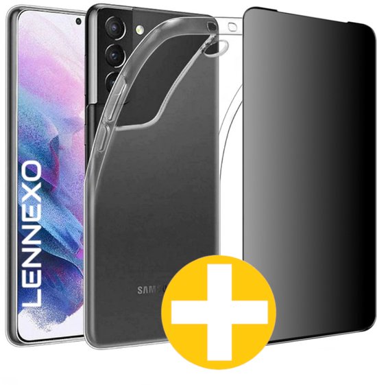 Samsung S21 Plus Privacy Hoesje en Screenprotector