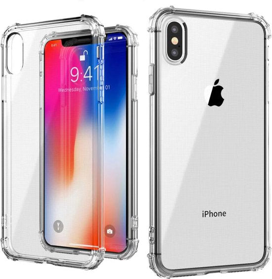Lennexo anti-shock siliconen hoesje voor iPhone X / XS