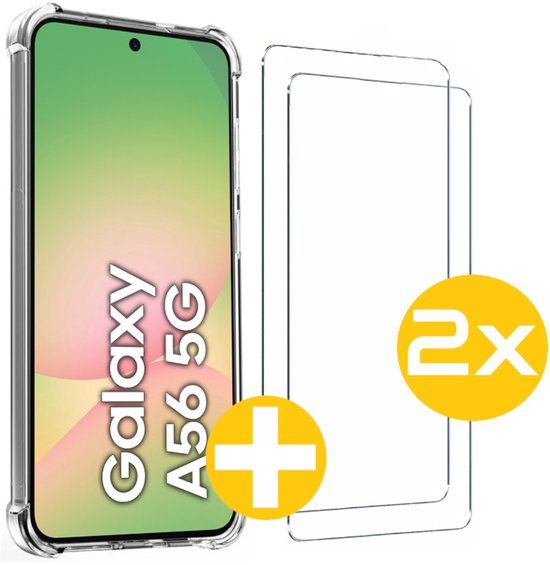 Anti-Shock Hoesje met Screenprotector voor Samsung A56