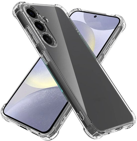 Anti-shock hoesje en screenprotector voor Samsung S24+
