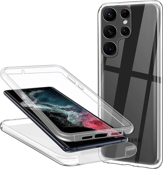 Lennexo 360° telefoonhoesje voor Samsung Galaxy S21 Ultra