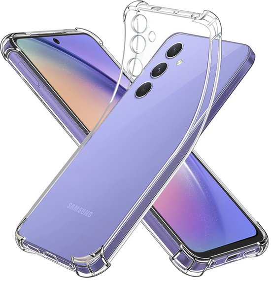 Anti-Shock Hoesje met 2x Screenprotector voor Samsung A54