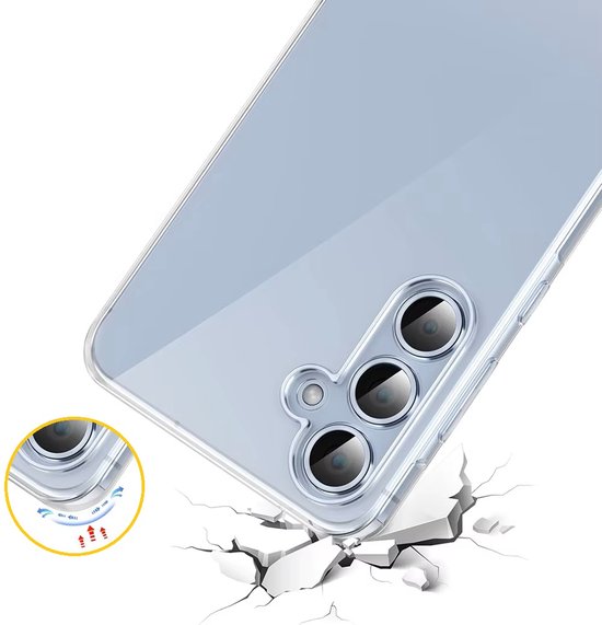 Lennexo transparant Samsung Galaxy A26 hoesje