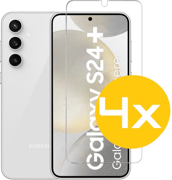 Lennexo Samsung Galaxy S24+ Screenprotector Tempered Glass