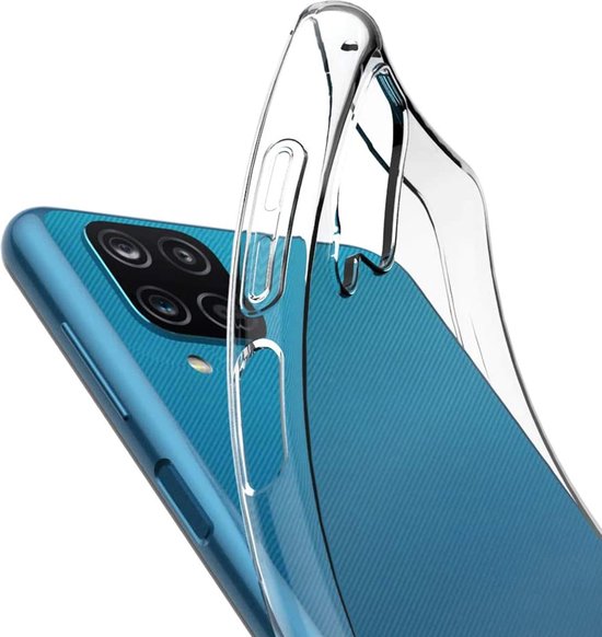 Transparant Hoesje en Screenprotector Combi Geschikt voor Samsung A12