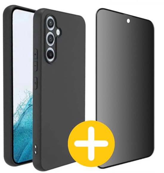 Samsung S23 hoesje met privacy screenprotector