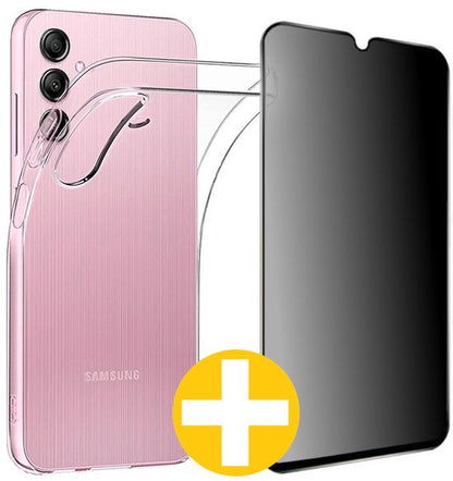 Samsung A15 hoesje en privacy screenprotector
