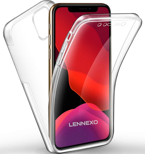 Lennexo 2 in 1 iPhone 11 Pro Max siliconen hoesje