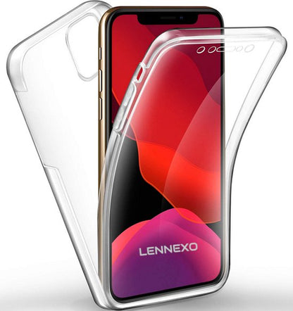 Lennexo 2 in 1 iPhone 11 Pro Max siliconen hoesje