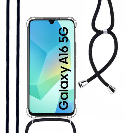 Lennexo schokbestendig hoesje met koord voor Samsung A16