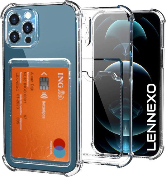 Lennexo pashouder hoesje voor iPhone 12 Pro Max