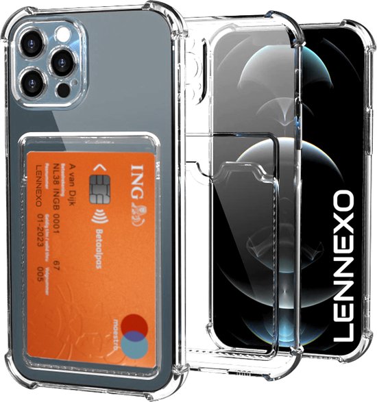 Lennexo iPhone 11 Pro Max hoesje met pashouder