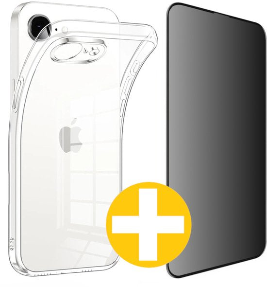 iPhone 16e hoesje en privacy screenprotector