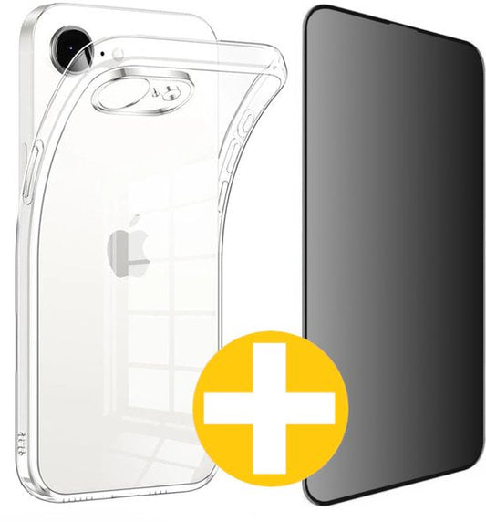 iPhone 16e hoesje en privacy screenprotector