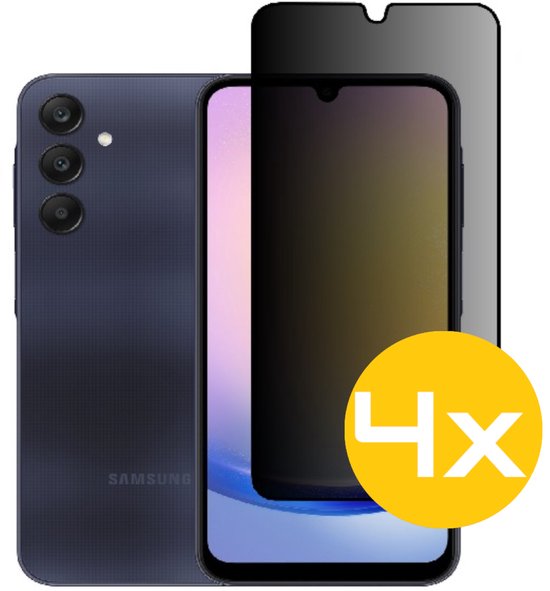 Lennexo Privacy Screenprotector voor Samsung A24 / A25