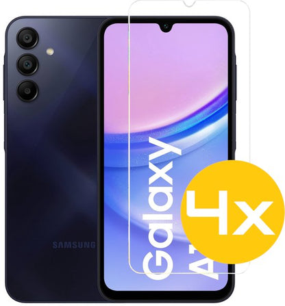 Lennexo gehard glas screenprotector voor Samsung Galaxy A15