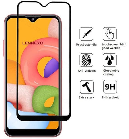 Lennexo hoesje en screenprotector voor Samsung A15