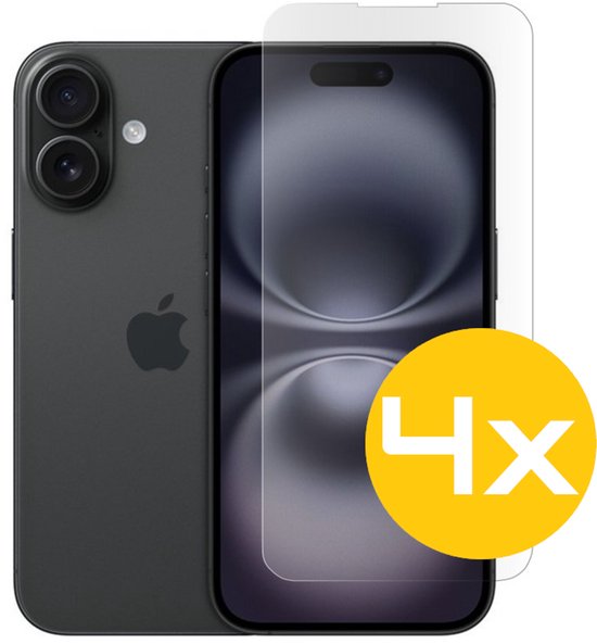 Lennexo Tempered Glass Screenprotector Geschikt Voor iPhone 16