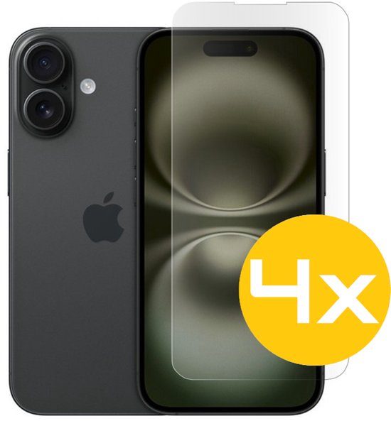 Lennexo iPhone 16 Plus Tempered Glass screenprotector