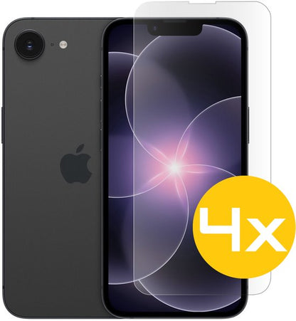 Lennexo Tempered Glass Screenprotector Geschikt Voor iPhone 17e / 16e