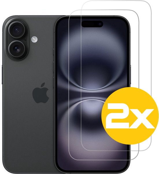 Anti-shock hoesje en screenprotector voor iPhone 16