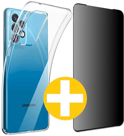 Samsung Galaxy A52 hoesje en privacy screenprotector