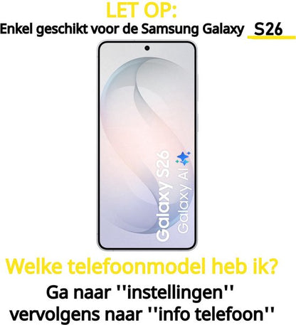 Lennexo hoesje en screenprotector Samsung Galaxy S2+