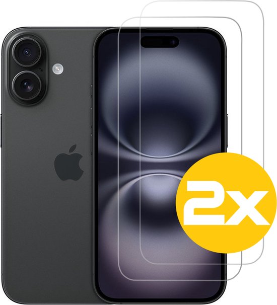 Lennexo iPhone 16 Tempered Glass Screenprotector