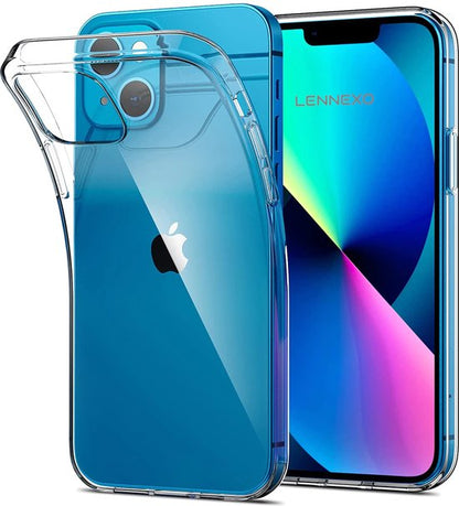 Lennexo transparant siliconen hoesje voor iPhone 13