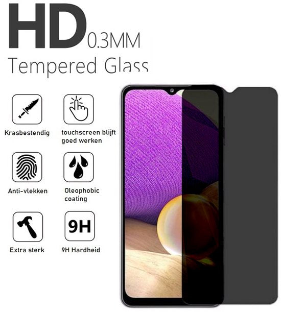 Lennexo Privacy Screenprotector voor Samsung A34