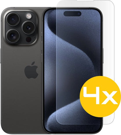 Lennexo tempered glass screenprotector voor iPhone 15 Pro Max