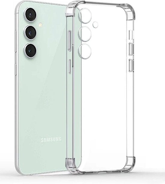 Lennexo Anti-Shock siliconen hoesje voor Samsung S23 FE