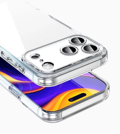 Lennexo transparant siliconen hoesje voor iPhone 17 Pro