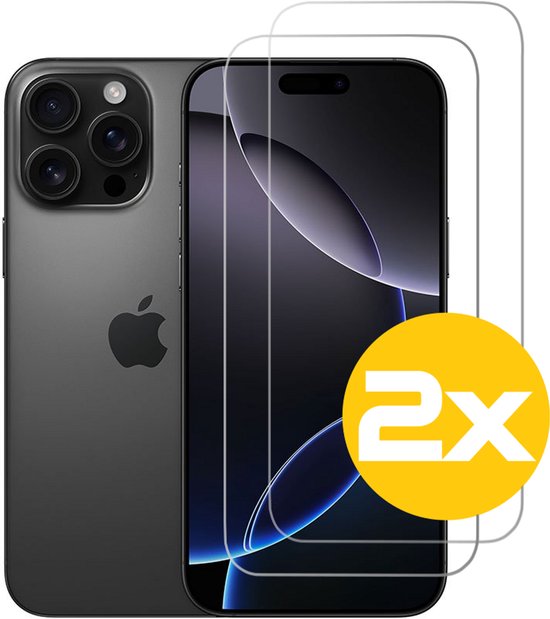 Anti-shock hoesje en screenprotector voor iPhone 16 Pro