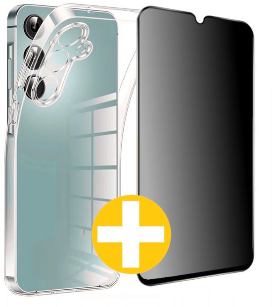 Samsung Galaxy A16 hoesje met privacy screenprotector