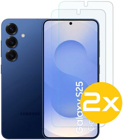 Lennexo gehard glas screenprotector voor Samsung Galaxy S25