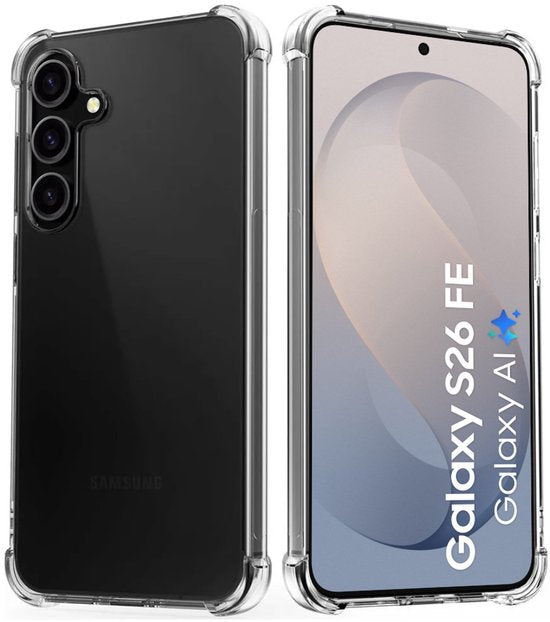 Lennexo anti-shock hoesje geschikt voor Samsung Galaxy S26 FE