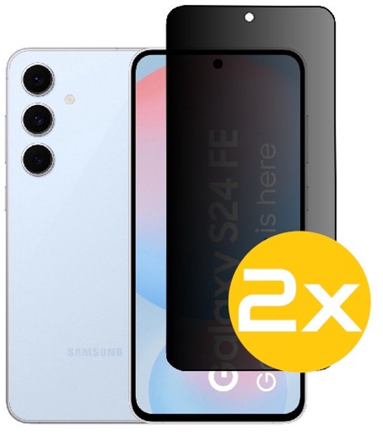 Lennexo privacy screenprotector voor Samsung S24 FE