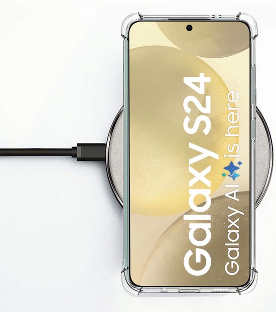 Lennexo Anti-Shock siliconen hoesje Samsung Galaxy S24