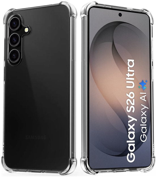 Lennexo Anti-Shock Schokbestendig Hoesje Voor Samsung Galaxy S26 Ultra