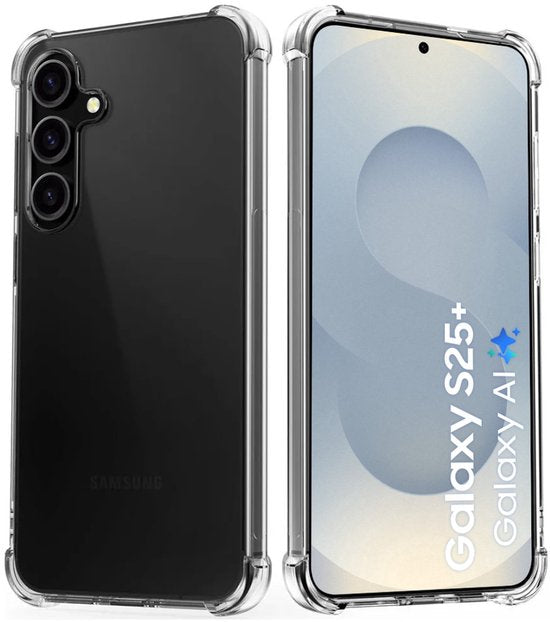 Anti-Shock Hoesje en Screenprotector voor Samsung S25+