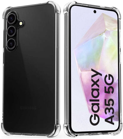 Samsung Galaxy A35 anti-shock telefoonhoesje met screenprotector