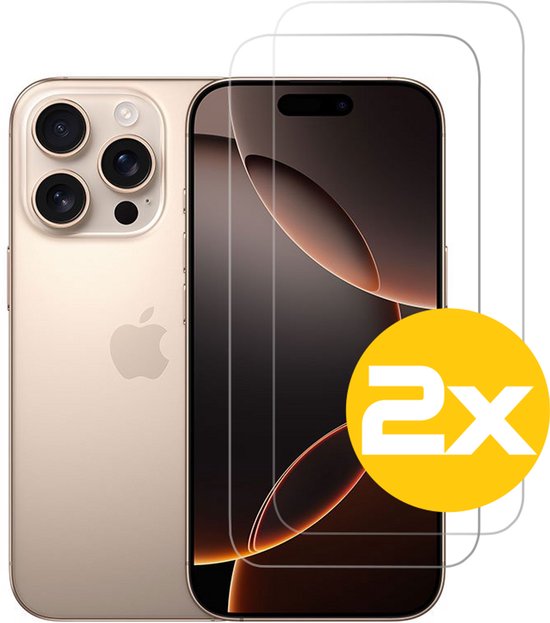 Lennexo iPhone 16 Pro Max hoesje met screenprotector