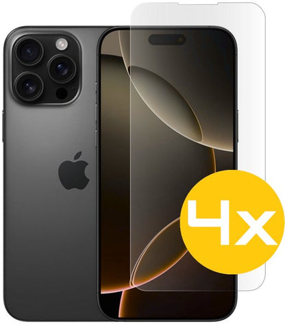 Tempered Glass Screenprotector iPhone 16 Pro Max